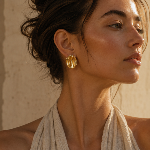 Alba Earrings Gold