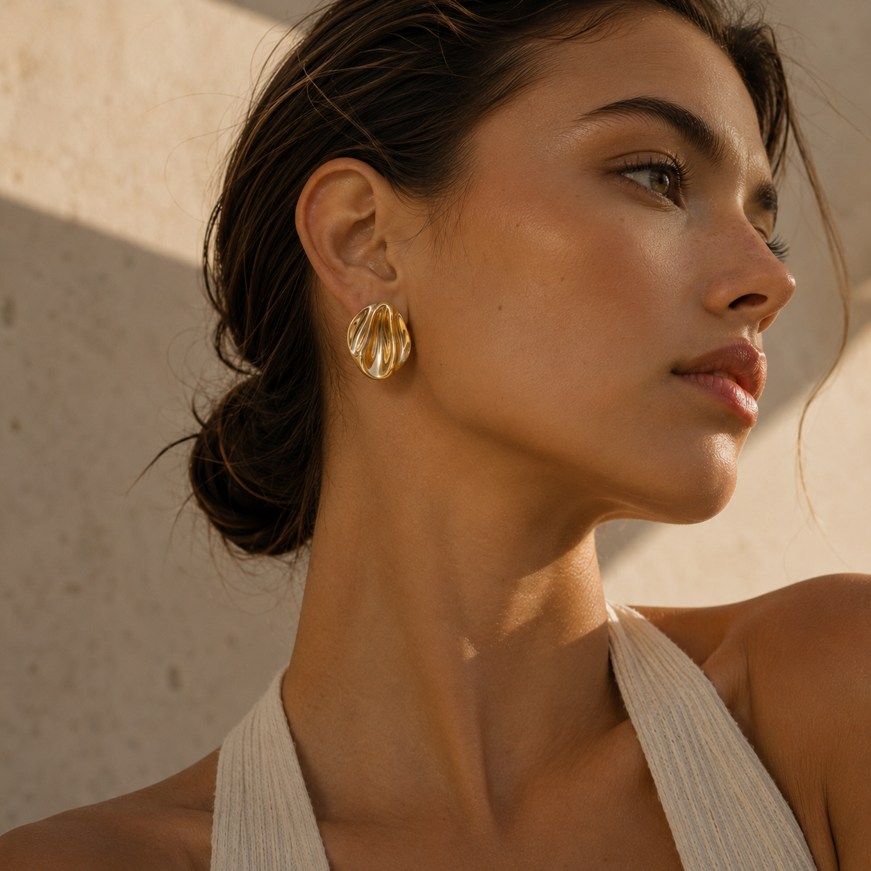 Alba Earrings Gold