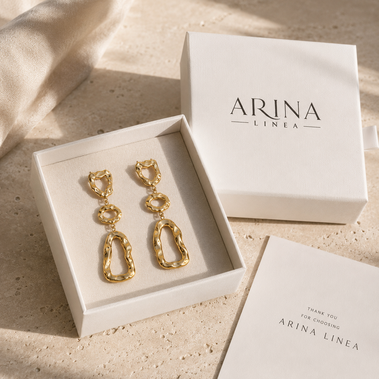 Mirela Earrings Gold