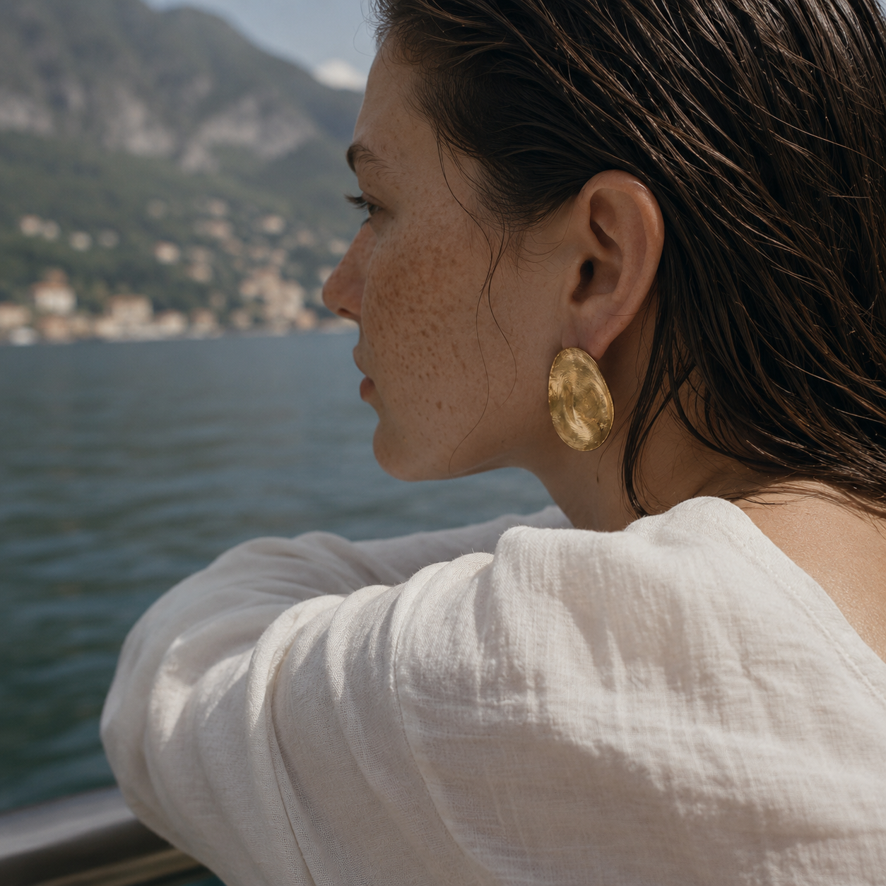 Varenna Earrings Gold