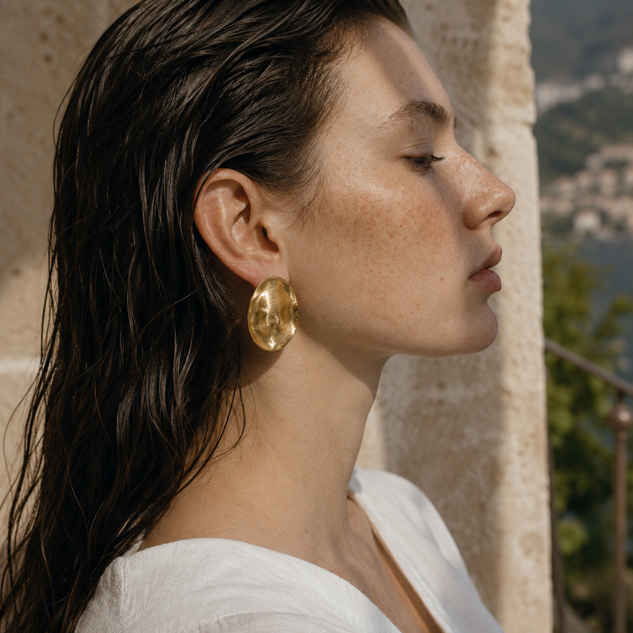 Varenna Earrings Gold