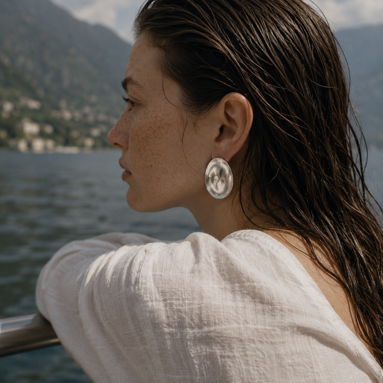 Varenna Earrings Silver